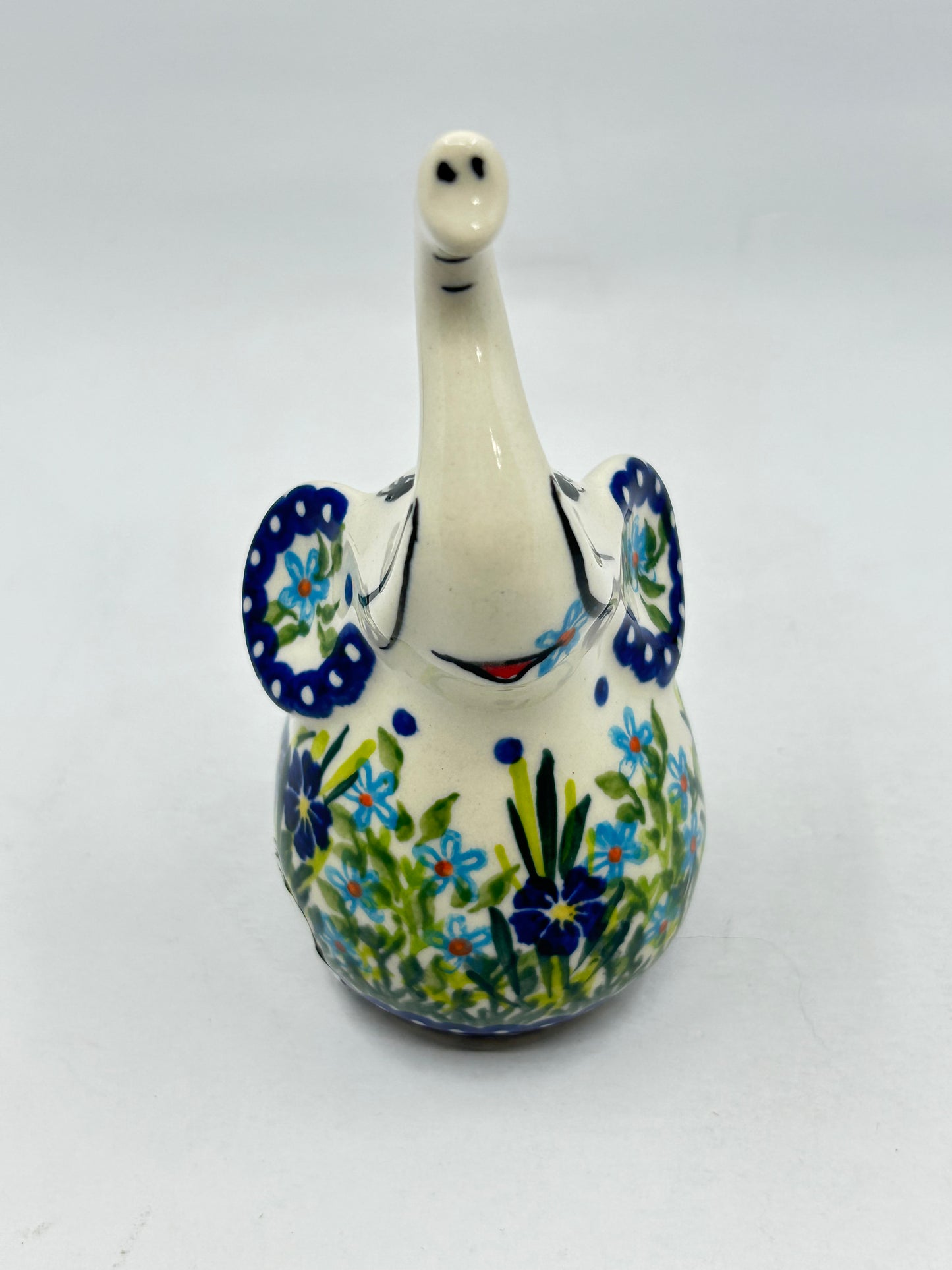 Elephant Ring Holder - Blue Daisies