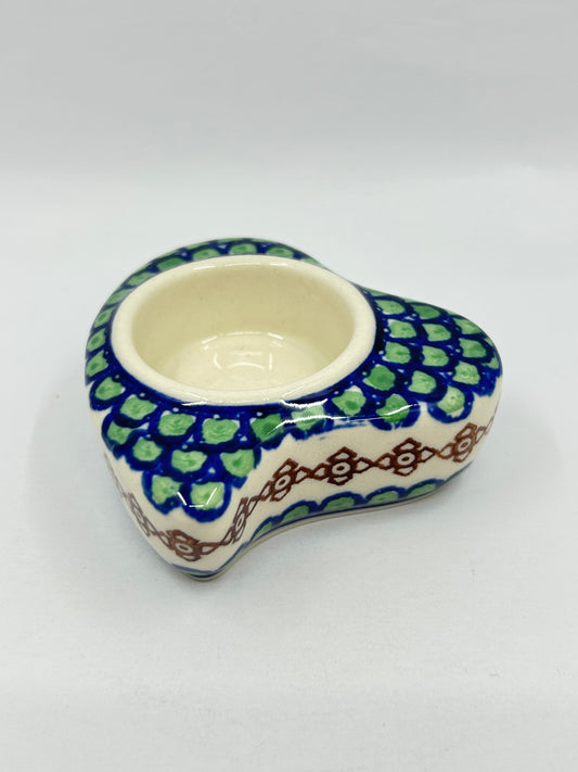 Heart Shaped Tea Light Holder- 3.25" W ~ 0020A - T1*