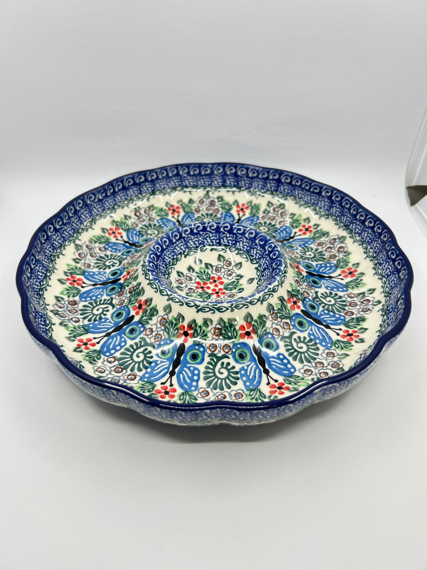 Bowl ~ Chip & Dip ~ 10W x 1.75D ~ U1955 ~ U3!