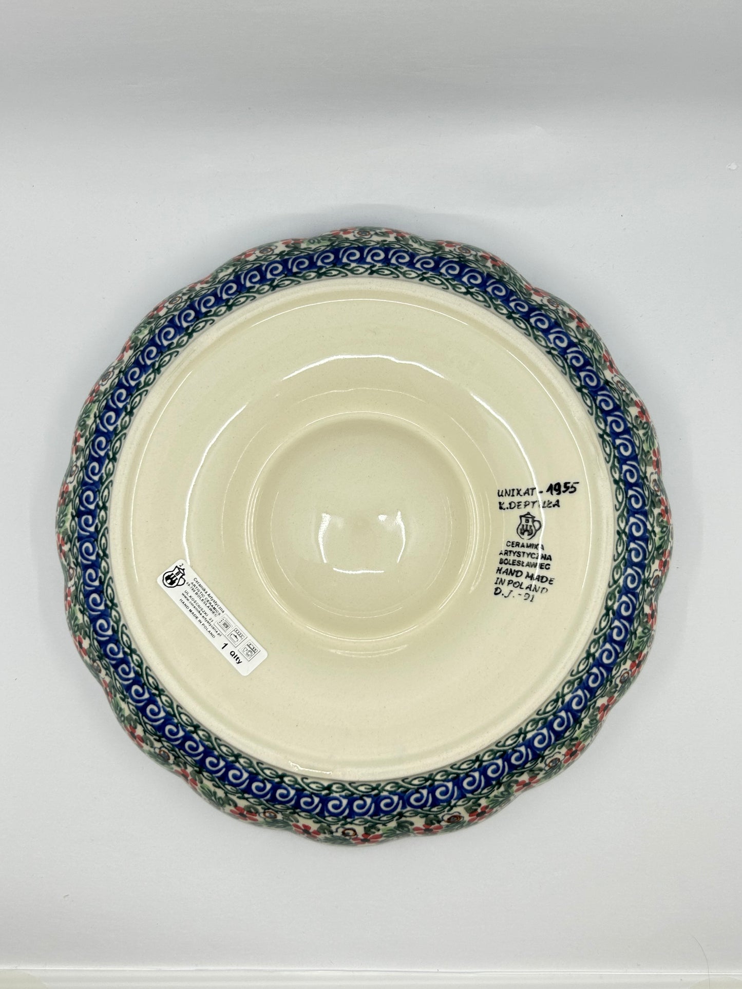 Bowl ~ Chip & Dip ~ 10W x 1.75D ~ U1955 ~ U3!