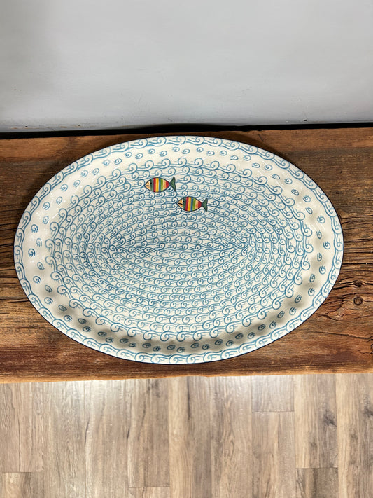 Oval Platter ~ 14.5” x 10” ~ 2540X - T4!