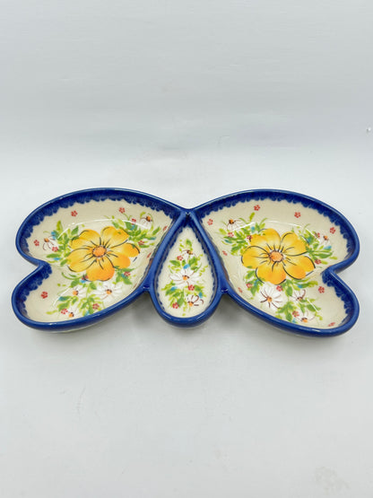 Butterfly Bowl - Yellow Floral - A2