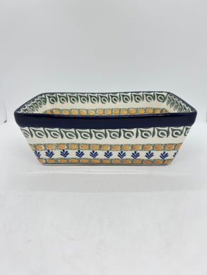 Baker ~ Loaf Pan ~  8”L x 4.5”W x 3”H - 0015X - T1!