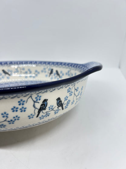 417 ~ Baker ~ Round w/ Handles ~ 10" - 2805X - T4!
