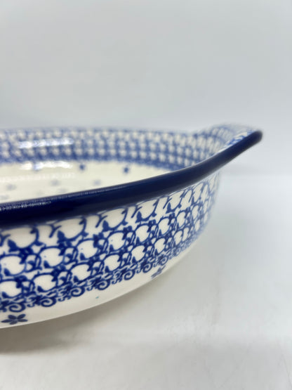 417 ~ Baker ~ Round w/ Handles ~ 10" - 2796X - T4!