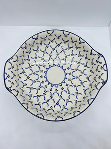 417 ~ Baker ~ Round w/ Handles ~ 10" - 0027X - T3!