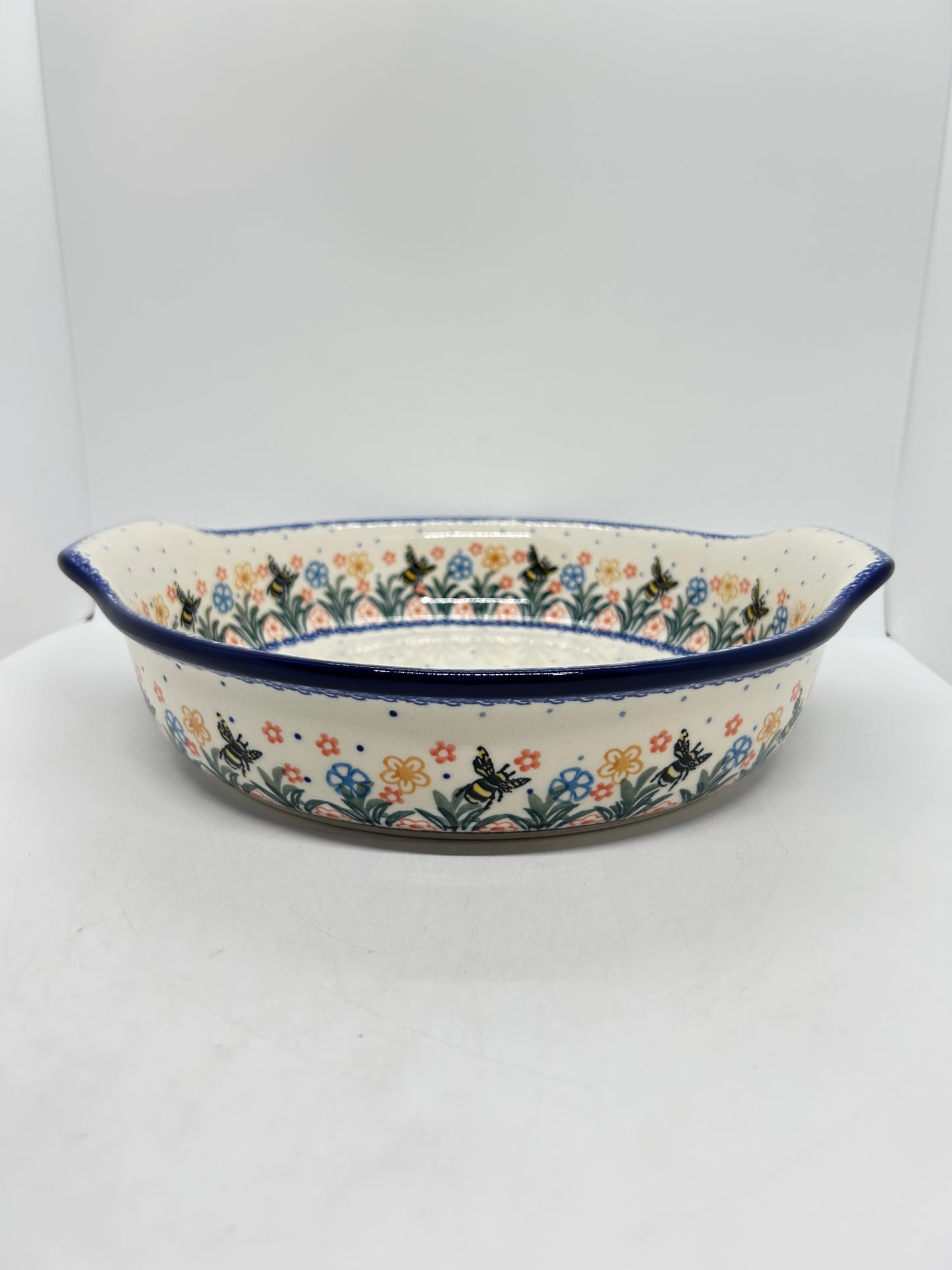 417 ~ Baker ~ Round w/ Handles ~ 10" - 2023X - T3!