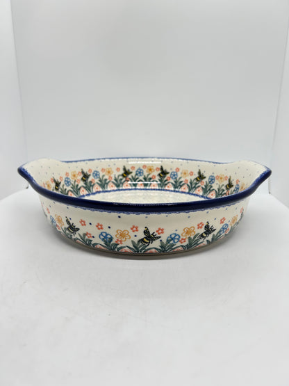 417 ~ Baker ~ Round w/ Handles ~ 10" - 2023X - T3!