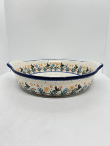 417 ~ Baker ~ Round w/ Handles ~ 10" - 2023X - T3!