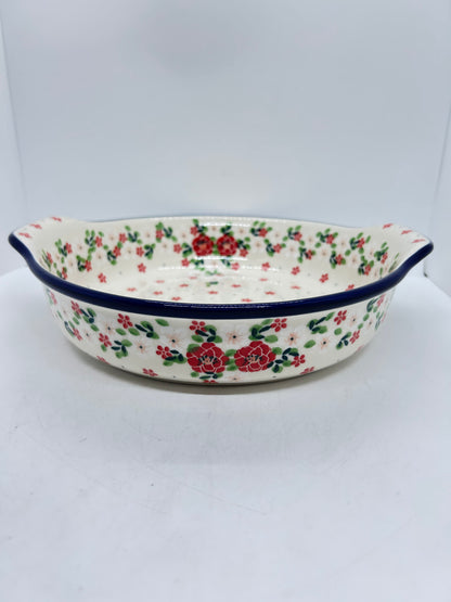 417 ~ Baker ~ Round w/ Handles ~ 10" - 2352X - T3!