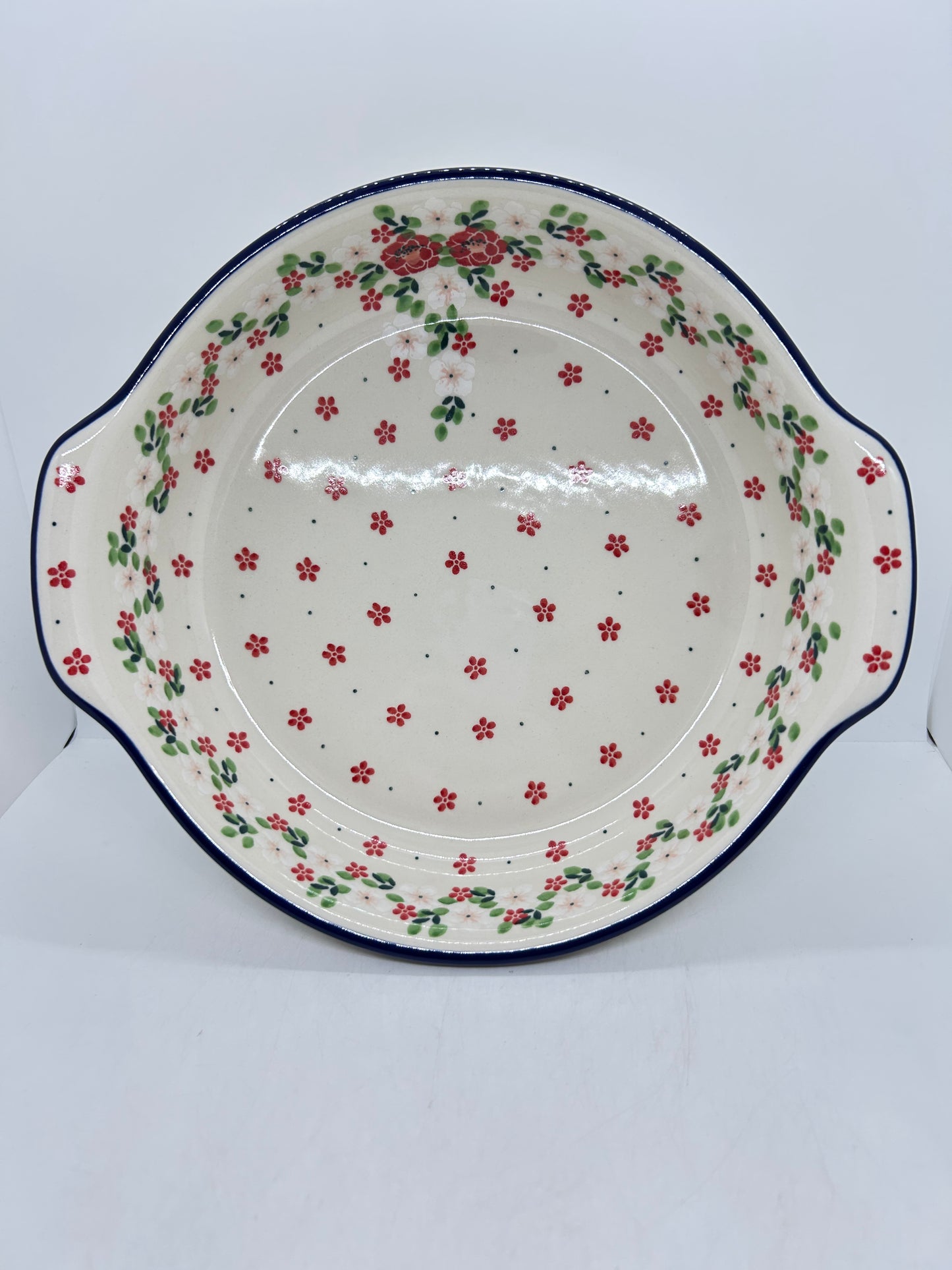 417 ~ Baker ~ Round w/ Handles ~ 10" - 2352X - T3!
