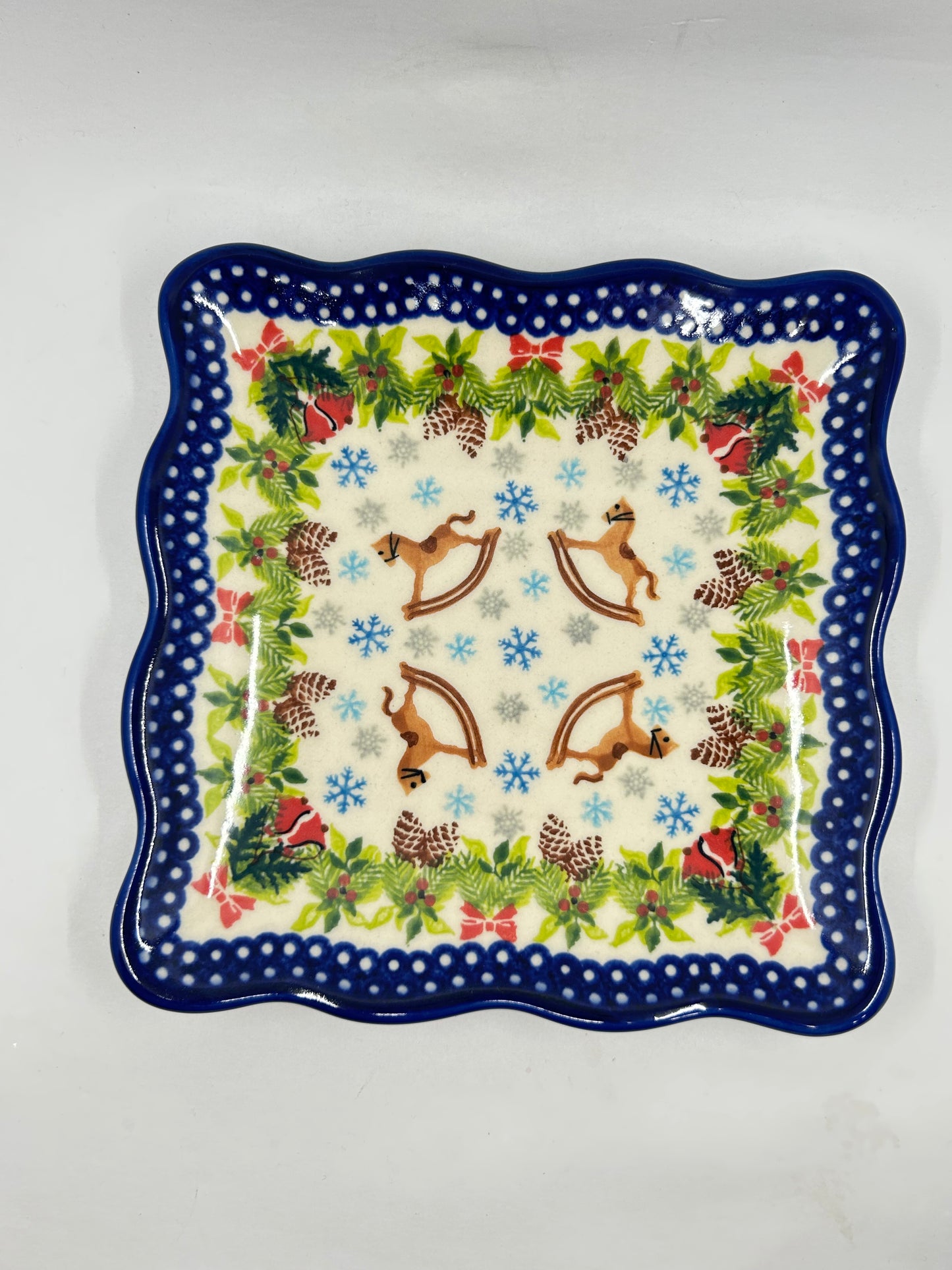 Square Plate - Rocking Horse - U#1