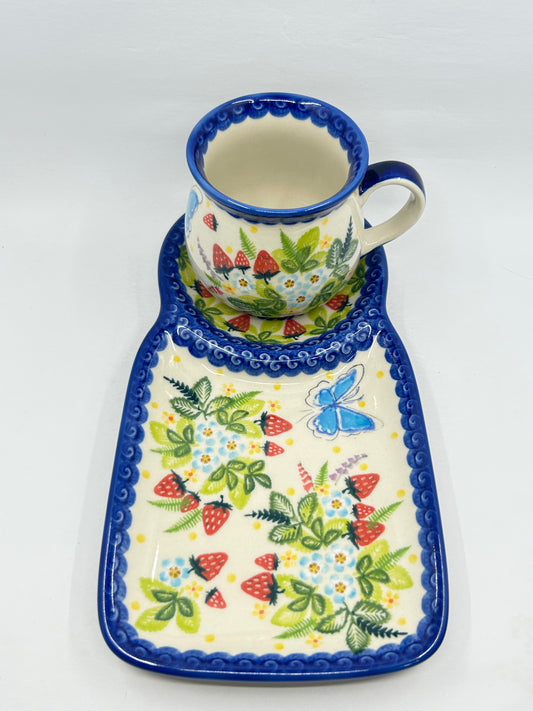 8 oz Mug  and Saucer Set - U1025