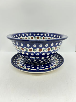 Berry Bowl w/ Saucer ~ 8W ~ 0070X - T3!