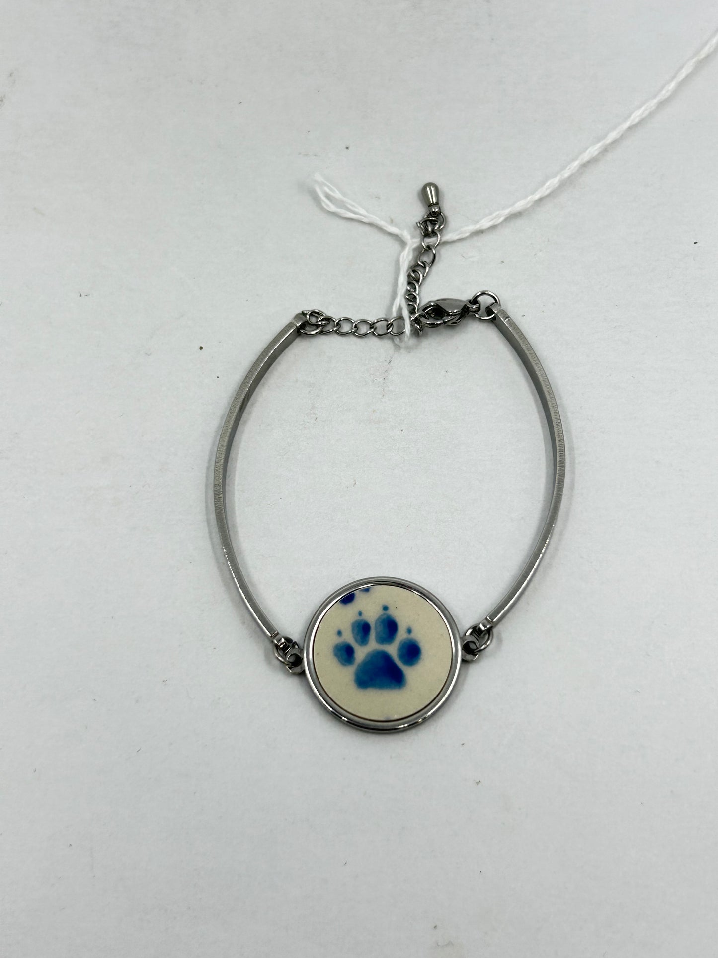 Sylvia Round Animal Print Steel Bracelet