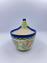 Load image into Gallery viewer, Kalich Soup Bowl with Handle - Green Gardens - Unikat