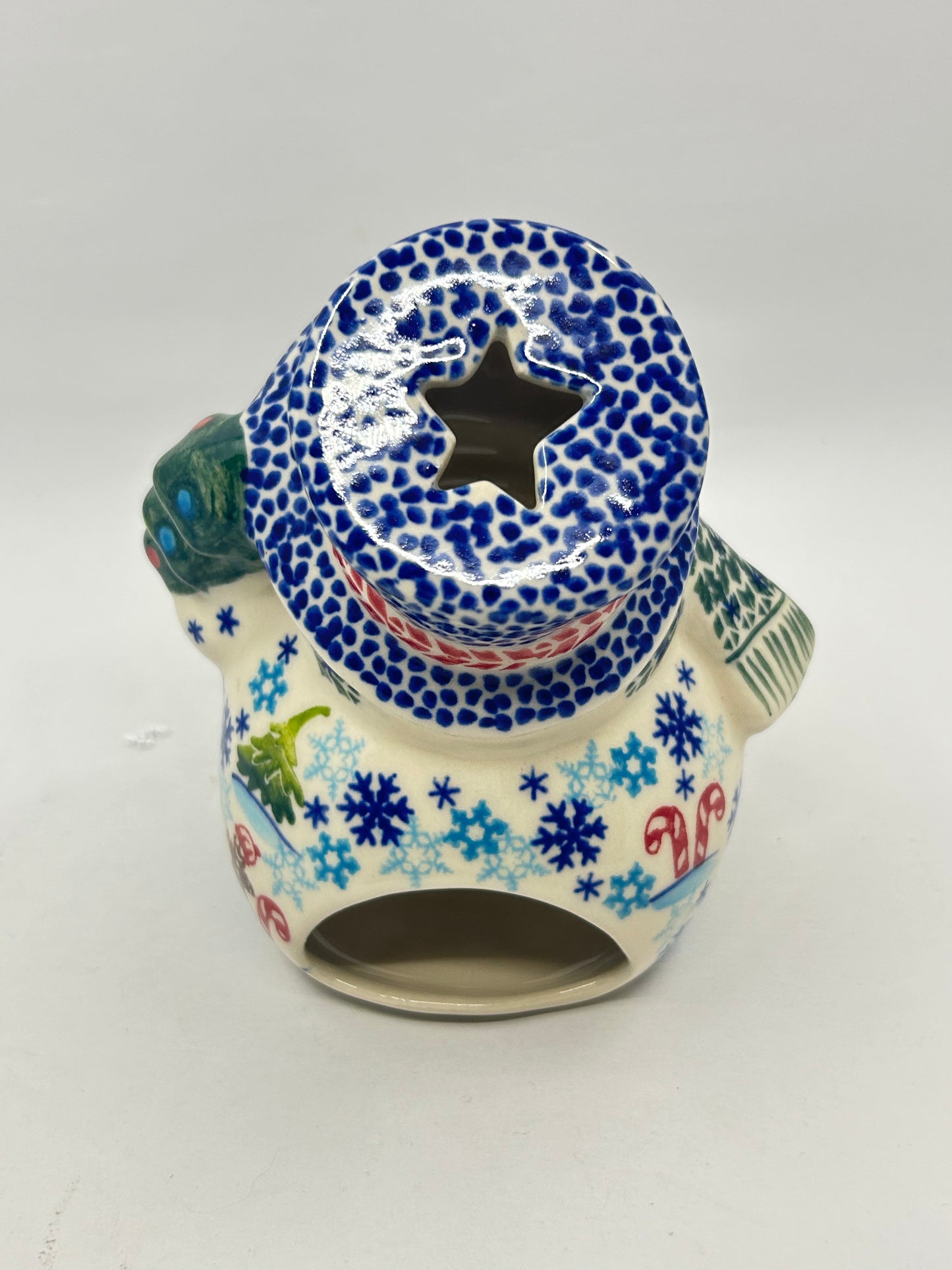 Snowman With Christmas Tree - U1-757