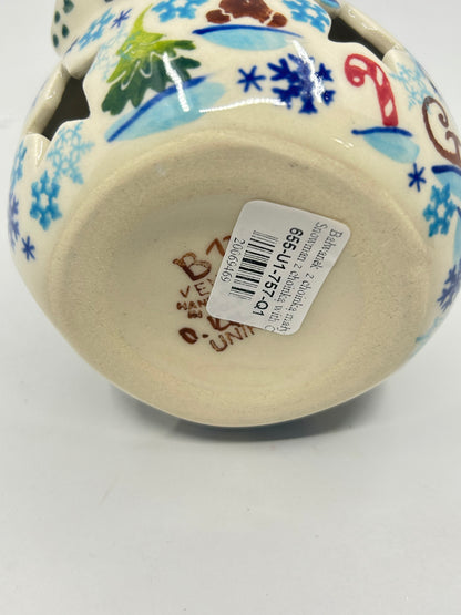 Snowman With Christmas Tree - U1-757