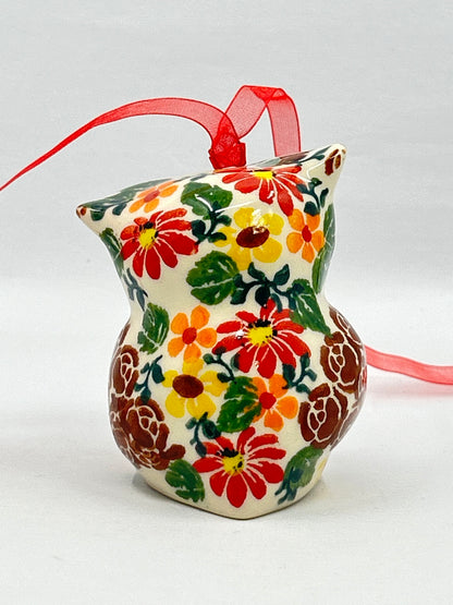 Owl Ornament - Floral Mix