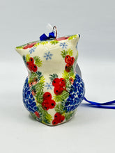 Load image into Gallery viewer, Owl Ornament - Red Currants