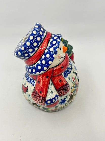 Snowman With Christmas Tree - U-498