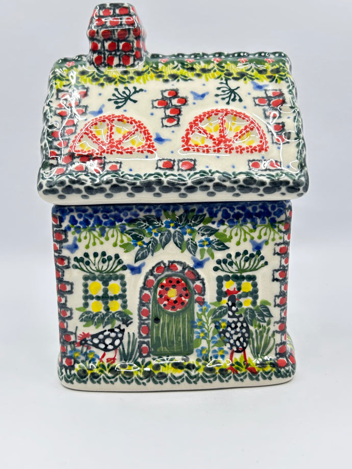 Large House Canister - U950 Red