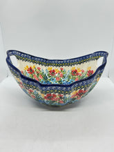 Load image into Gallery viewer, Wavy Oval Serving Bowl - A1160