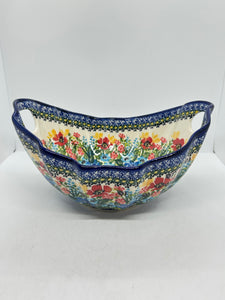 Wavy Oval Serving Bowl - A1160