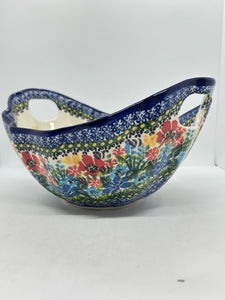 Wavy Oval Serving Bowl - A1160