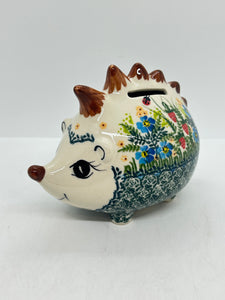 Hedgehog Piggy Bank - Strawberrry - Art