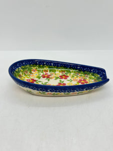 Spoon rest -  Red Daisies