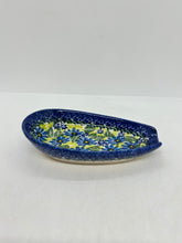 Load image into Gallery viewer, Spoon rest -  Bllue/Green Flowers