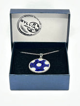 Load image into Gallery viewer, Sylvia Round Necklace with Chain - Traditional Peacock