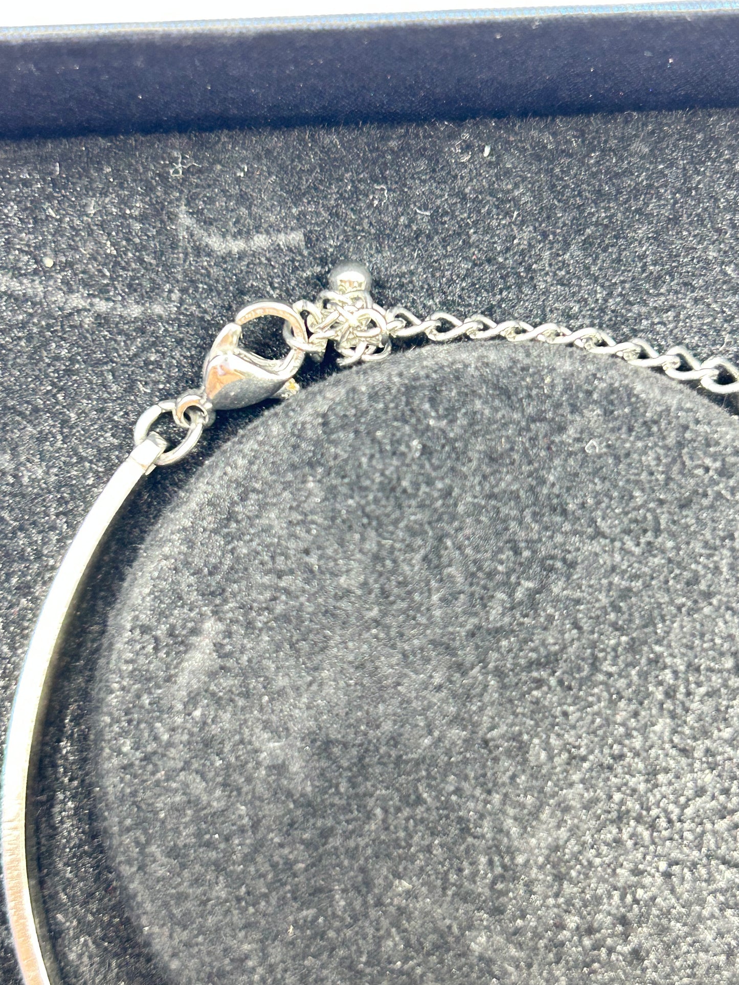 Sylvia Round Traditional Dot On Steel Bracelet