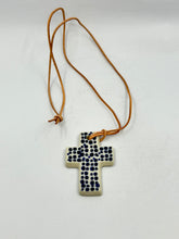 Load image into Gallery viewer, Manufaktura Cross Necklace - Modern Dot