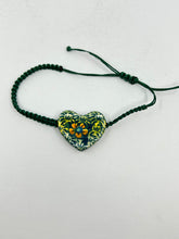 Load image into Gallery viewer, Heart Bracelet - Dark Green