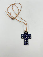 Load image into Gallery viewer, Manufaktura Cross Necklace - Traditional Dot