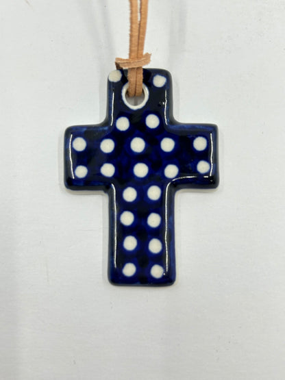 Manufaktura Cross Necklace - Traditional Dot