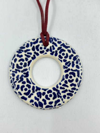 Circle Necklace - Blue