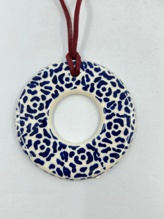 Circle Necklace - Blue
