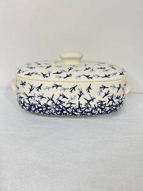 Oval Covered Baker ~ JZ74