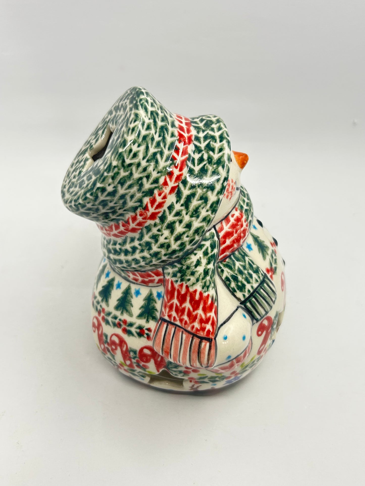 Snowman With Christmas Tree - A-619