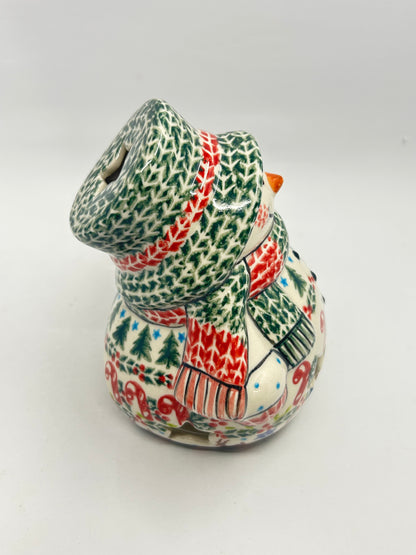 Snowman With Christmas Tree - A-619