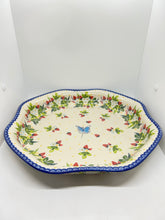Load image into Gallery viewer, Oversized Bowl/Platter - Strawberry Butterfly