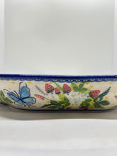 Load image into Gallery viewer, Oversized Bowl/Platter - Strawberry Butterfly
