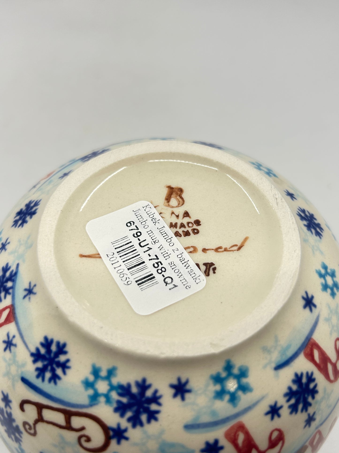 Jumbo Mug with Surprise Snowman - U1-758