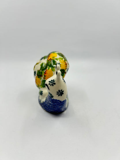 Small Snail - Yellow Floral - A1