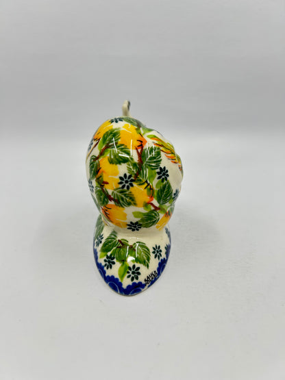 Small Snail - Yellow Floral - A1