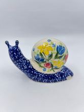 Load image into Gallery viewer, Blue Small Snail - Tulip - Unikat