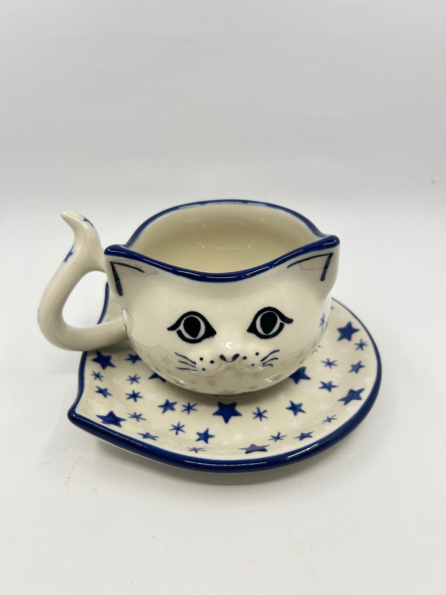 H16 Cat Cup & Saucer ~ 242X - T3*